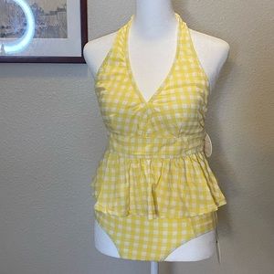 DownEast NWT 2 piece high waist tankinj